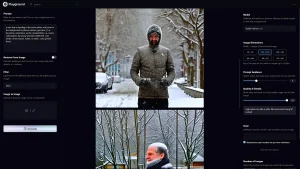 Ein Mann steht im Schnee und trägt einen Mantel, ein Foto, inspiriert von Slobodan Pejić, Reddit, mehrere Gesichter, Breitbildaufnahme, Jony Ive, Fernsehsendung, Straßenfoto, Paul Barson, Wintersaison, Captura, Schneekugel, PC-Bildschirmbild, Schnappschüsse , funktioniert, Meme-Format, Combover, ohne Helm