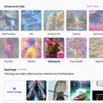 ein handy mit vielen bildern drauf vorgestellt auf pinterest fantasiekunst ai kunst ist seelenlos violette und rosa palette offizielle medien von nintendo listenbild screengrab
