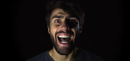 Fluorose antipartie A man shows his teeth which are full with white spot b10d6233 0c4c 4e10 8402 0b564e6eadc3